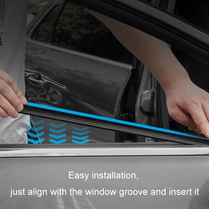 1pair Car Side Window Wipers Removing Water Mist Universal Rubber Strips - Windscreen Wipers by buy2fix | Online Shopping UK | buy2fix