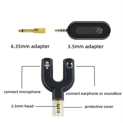 Elebest 3.5mm Wireless Lavalier Microphone Mini Clip-On Mic, Spec: One Drag Two Set 4 - Microphone by Elebest | Online Shopping UK | buy2fix