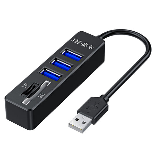 JINGHUA Z30 5-In-1 Docking Station Laptop USB2.0 Hub(Black) - USB 2.0 HUB by JINGHUA | Online Shopping UK | buy2fix