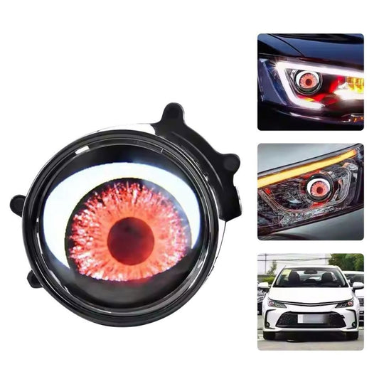 3-inch Car Motorcycle LED Demon Eye Light Modification(8 Modes With Lens) - Decorative Lights by buy2fix | Online Shopping UK | buy2fix