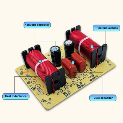 High Medium And Low 3-Way Audio Crossover Home Cinema Speaker Divider, Style: 305A Model - Audio Crossover by buy2fix | Online Shopping UK | buy2fix