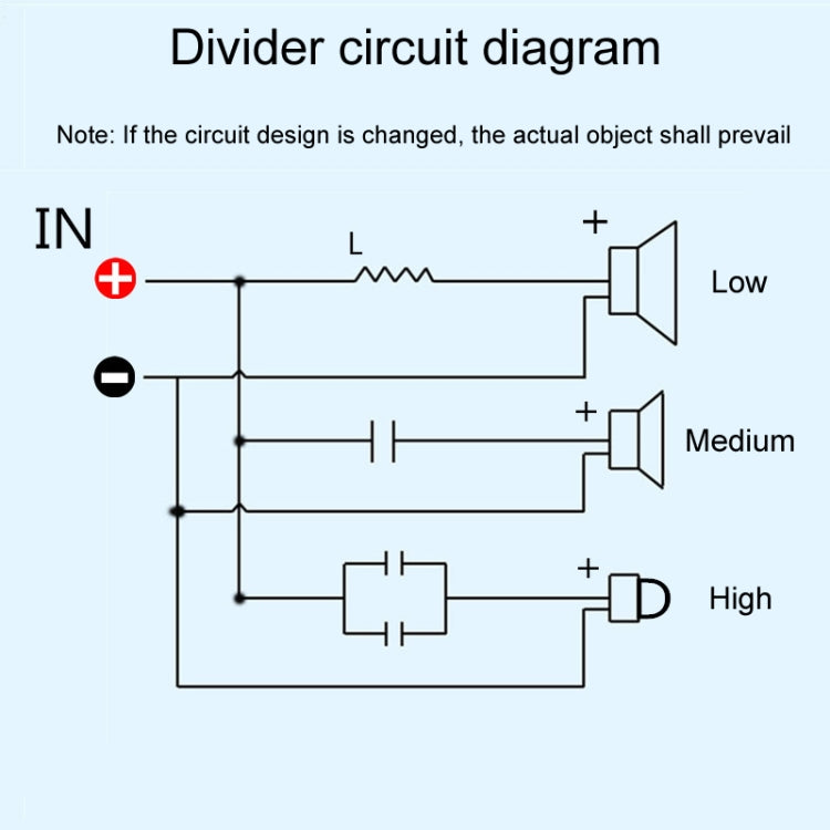 PUV-W3 High Medium And Low 3-Way Audio Crossover Home Cinema Speaker Divider, Style: C Model - Audio Crossover by buy2fix | Online Shopping UK | buy2fix