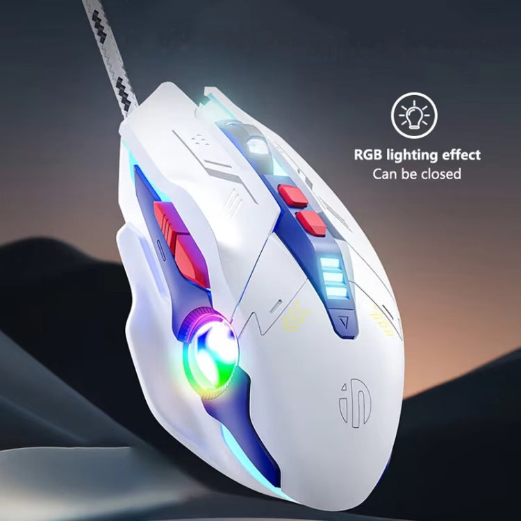 Inphic W9P Glowing Computer Gaming Wired Mouse(Sound Version) - Wired Mice by Inphic | Online Shopping UK | buy2fix