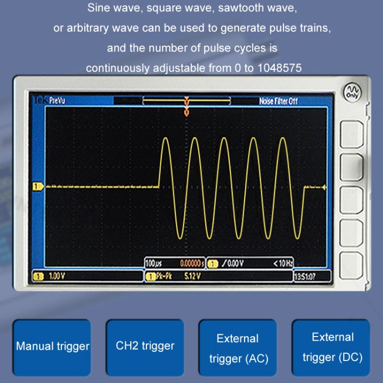 JUNTEK Programmable Dual-Channel DDS Function Arbitrary Waveform Signal Generator, Frequency: 30MHz(UK Plug) - Other Tester Tool by buy2fix | Online Shopping UK | buy2fix