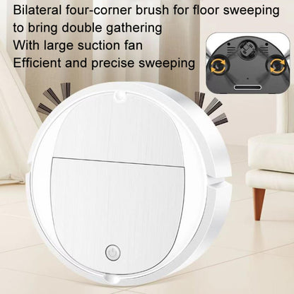 Intelligent Sweeper Robot Home Automatic 3 In 1 Integrated Cleaning Machine Vacuum Cleaner, Style: Rechargeable Black - Robot Vacuum Cleaner by buy2fix | Online Shopping UK | buy2fix