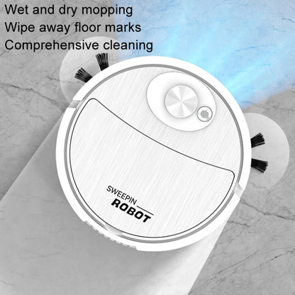 Intelligent Sweeping Robot Sweeping Mopping Suction 3 In 1 Cleaning Machine(8088 Black) - Robot Vacuum Cleaner by buy2fix | Online Shopping UK | buy2fix