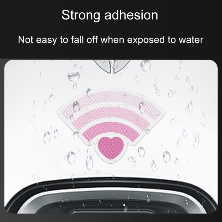 3pcs / Set Vehicle Electronic Car Cover Scratches Night Collision Decorative Signal Reflective Warning Stickers - Decorative Sticker by buy2fix | Online Shopping UK | buy2fix