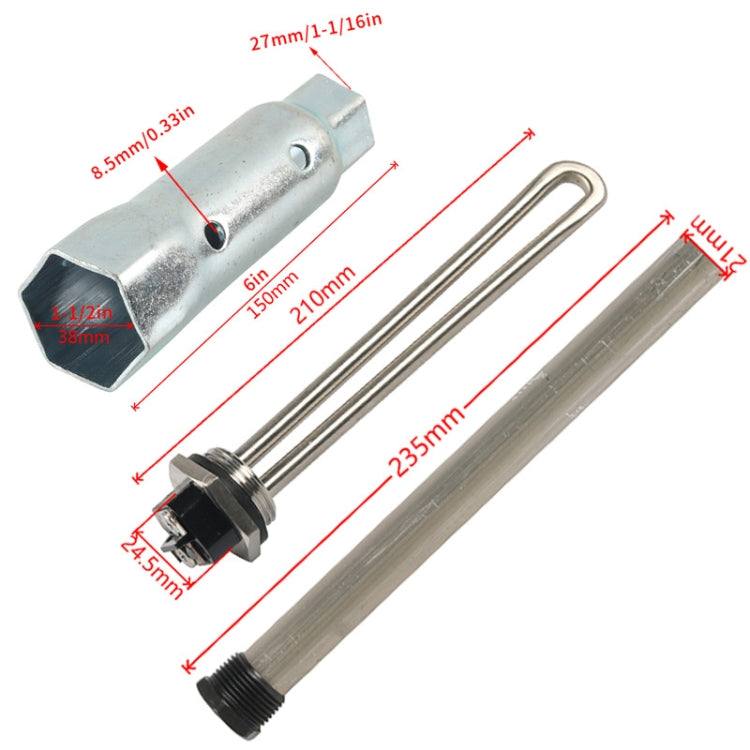 Water Heater Heating Element For RV Camper, Specifications: 120V Heating Tube + Sleeve - Others by buy2fix | Online Shopping UK | buy2fix