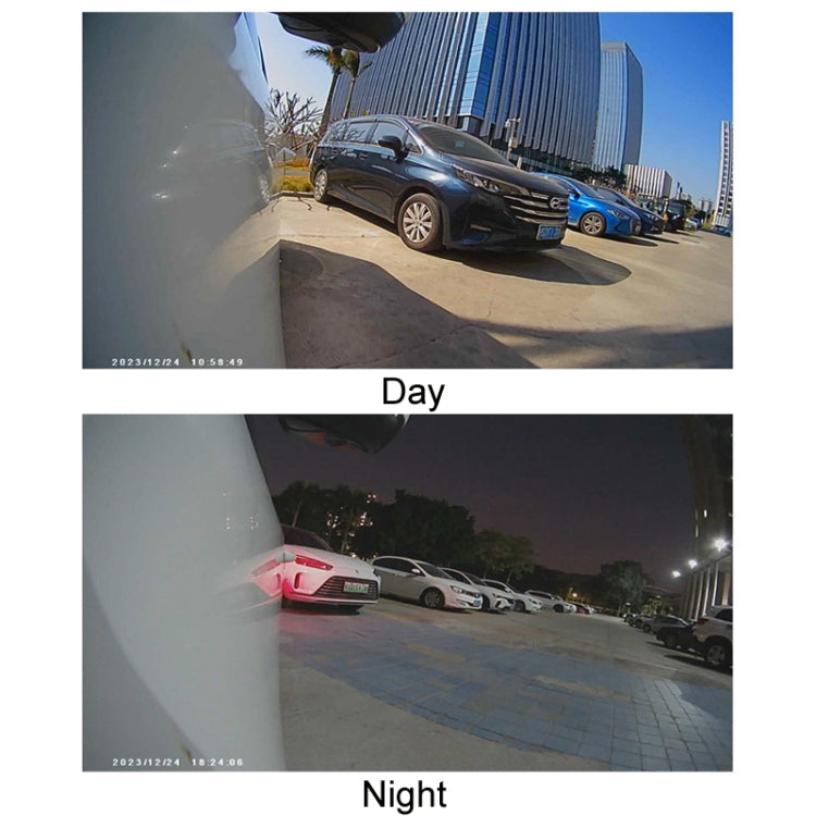 Punch-Free Car Imaging Side View Blind Spot Car Universal Night Vision Camera, Specifications: AHD1080P Black - Rear View Cameras by buy2fix | Online Shopping UK | buy2fix