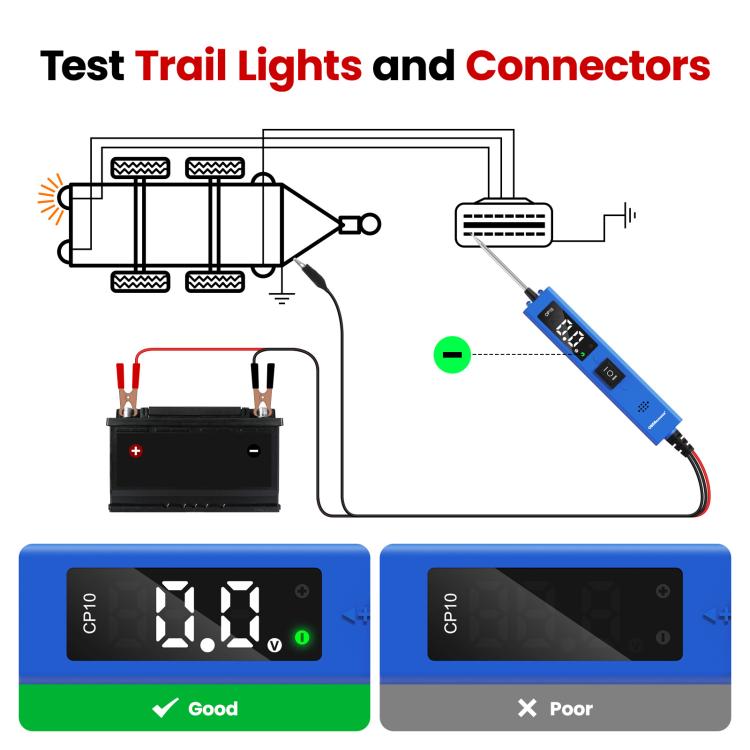 OBDResource 0-80V Multi-Function Portable Automobile Circuit Tester(CP10) - Electronic Test by OBDResource | Online Shopping UK | buy2fix