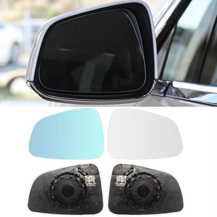 For Tesla Model S White Wide Field Of View Anti-glare Rearview Mirror Reversing Lens - Convex Mirror & Accessories by buy2fix | Online Shopping UK | buy2fix