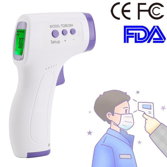 [HK Warehouse] TG8818H Non-contact Forehead Body Infrared Thermometer, Temperature Range: 32.0 degree C - 42.5 degree C(Purple) - Infra-red Thermoscope by buy2fix | Online Shopping UK | buy2fix