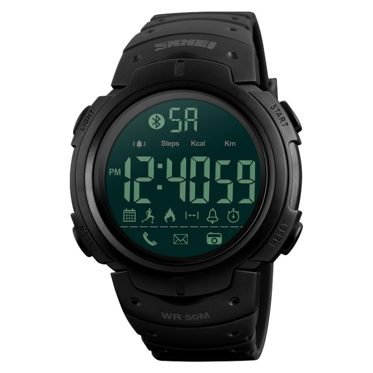 SKMEI 1301 Multifunction 50m Waterproof Sports Bluetooth Smart Watch, Compatible with Android & iOS System(Black) - Sport Watches by SKMEI | Online Shopping UK | buy2fix