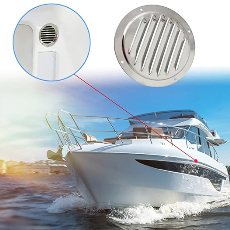 4 inch 316 Stainless Steel Round Ventilation Panel - Marine Accessories & Parts by buy2fix | Online Shopping UK | buy2fix