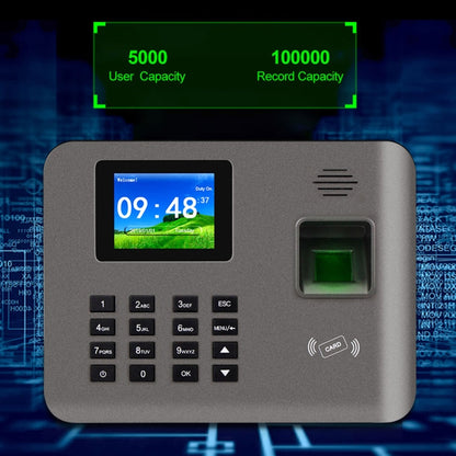 Realand AL321 Fingerprint Time Attendance with 2.4 inch Color Screen & ID Card Function - Security by Realand | Online Shopping UK | buy2fix