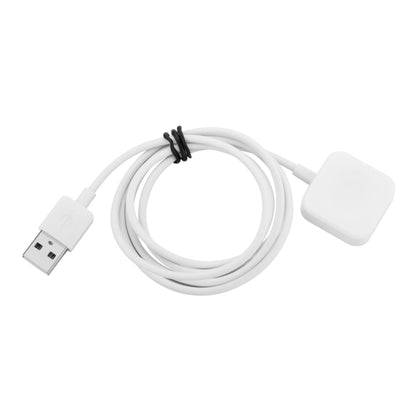 1m Square Magnetic Fast Charger USB Charging Cable for Watch Apple Series Ultra/8/7/6/SE/SE2/5/4/3/2 (White) - Charger / Holder by buy2fix | Online Shopping UK | buy2fix