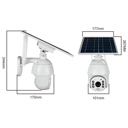 T16 1080P Full HD 4G (US Version) Network Monitoring Solar Powered Camera, Support PIR + Radar Alarm, Night Vision, Two Way Audio, TF Card - Security by buy2fix | Online Shopping UK | buy2fix