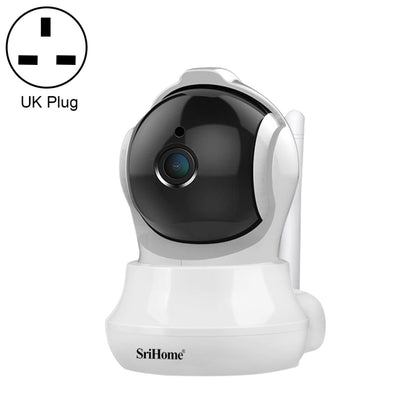 SriHome SH020 3.0 Million Pixels 1296P HD AI IP Camera, Support Two Way Talk / Auto Tracking / Humanoid Detection / Night Vision / TF Card, UK Plug - Security by SriHome | Online Shopping UK | buy2fix