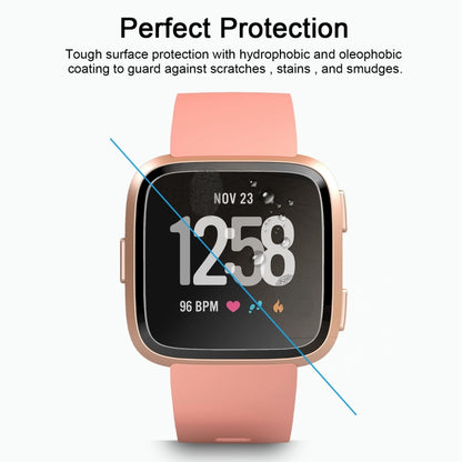 ENKAY Hat-Prince for  Fitbit Versa  0.2mm 9H Surface Hardness 2.15D Curved Edge Tempered Glass Screen Protector - Smart Wear by ENKAY | Online Shopping UK | buy2fix