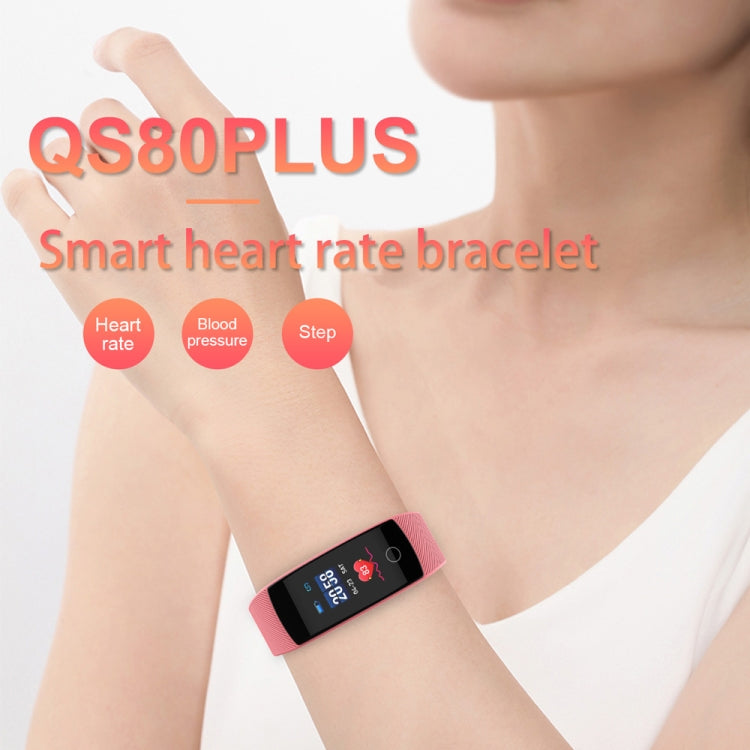 QS80 Plus 0.96 inches TFT Color Screen Smart Bracelet IP67 Waterproof, Support Call Reminder /Heart Rate Monitoring /Sleep Monitoring /Blood Pressure Monitoring /Sedentary Reminder (Blue) - Smart Wear by buy2fix | Online Shopping UK | buy2fix