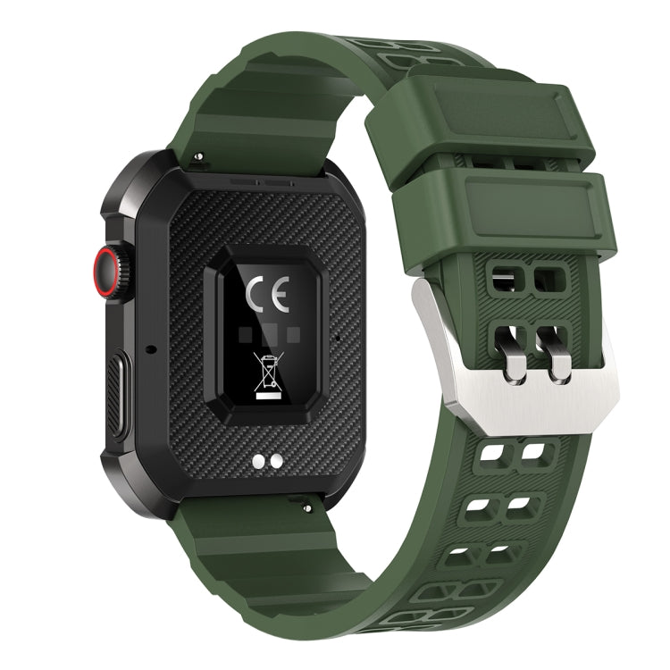 HAMTOD NX3 Pro 1.83 inch Rugged Smart Watch, Support Bluetooth Call / Sleep / Heart Rate / Blood Oxygen / Blood Pressure Monitoring(Green) - Smart Watches by HAMTOD | Online Shopping UK | buy2fix