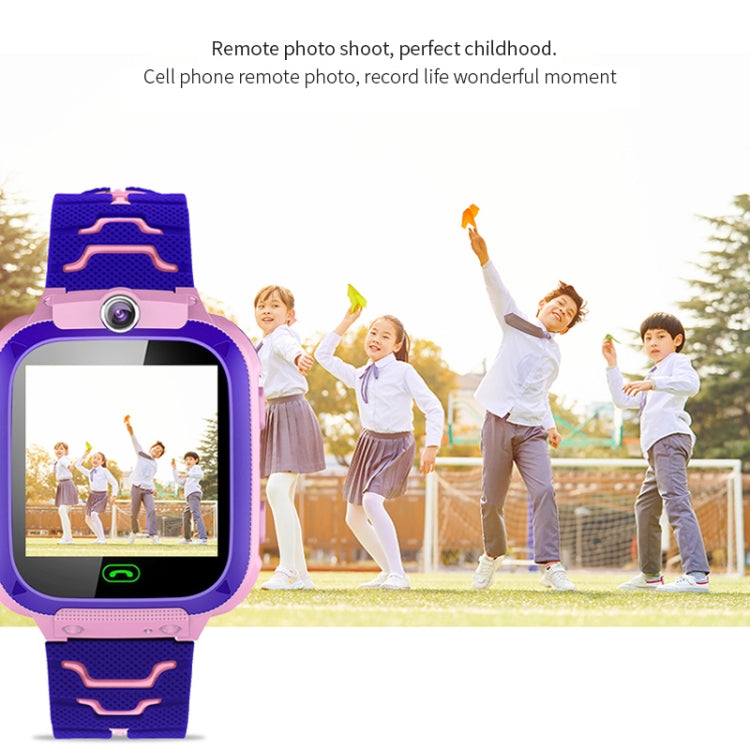 Q12B 1.44 inch Color Screen Smartwatch for Children, Support LBS Positioning / Two-way Dialing / One-key First-aid / Voice Monitoring / Setracker APP (Yellow) - Smart Wear by buy2fix | Online Shopping UK | buy2fix