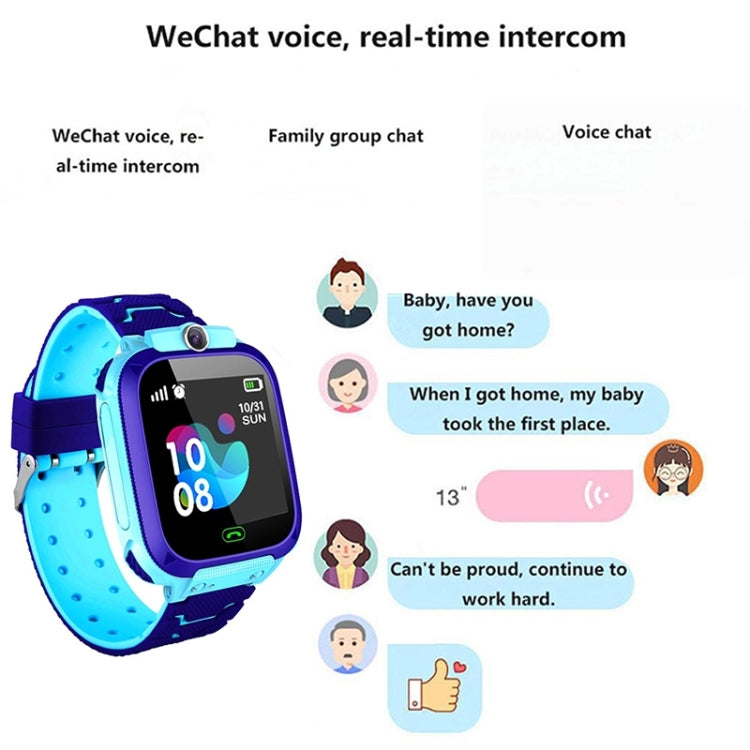 Q12 1.44 inch Color Screen Smartwatch for Children, Not Waterproof, Support LBS Positioning / Two-way Dialing / SOS / Voice Monitoring / Setracker APP (Pink) - Smart Wear by buy2fix | Online Shopping UK | buy2fix