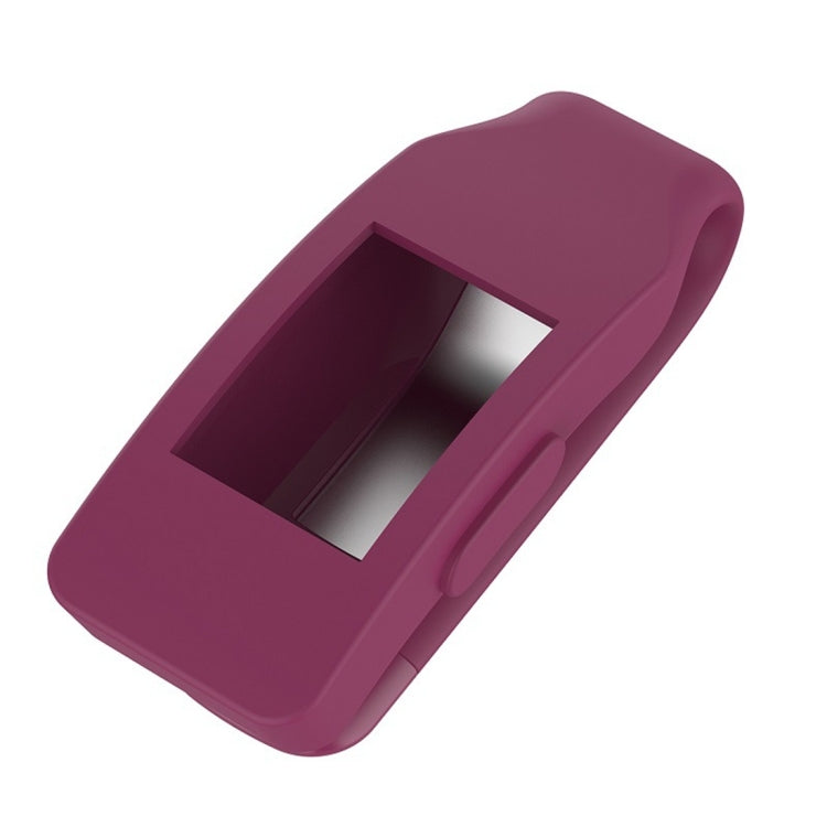 Smart Watch Silicone Clip Button Protective Case for Fitbit Inspire / Inspire HR / Ace 2(Wine Red) - Screen Protector by ENKAY | Online Shopping UK | buy2fix