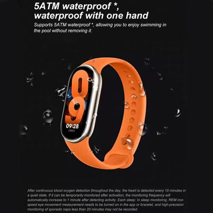 [HK Warehouse] Original Xiaomi Mi Band 8 Global 1.62 inch AMOLED Screen 5ATM Waterproof Smart Watch, Support Blood Oxygen / Heart Rate Monitor (Light Gold) - Wearable Devices by Xiaomi | Online Shopping UK | buy2fix