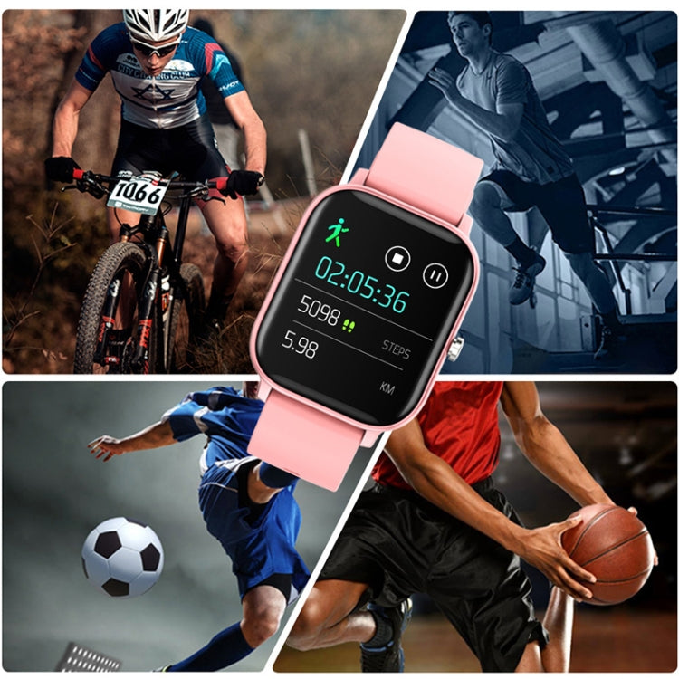 LOKMAT P8 1.4 inch Screen Waterproof Health Smart Watch, Pedometer / Sleep / Heart Rate Monitor (Black) - Smart Watches by Lokmat | Online Shopping UK | buy2fix