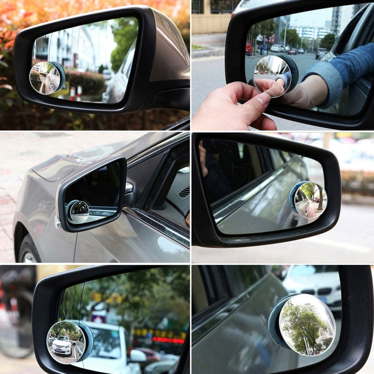 Car Blind Spot Rear View Wide Angle Mirror, Diameter: 5.3cm(Black) - Convex Mirror & Accessories by buy2fix | Online Shopping UK | buy2fix