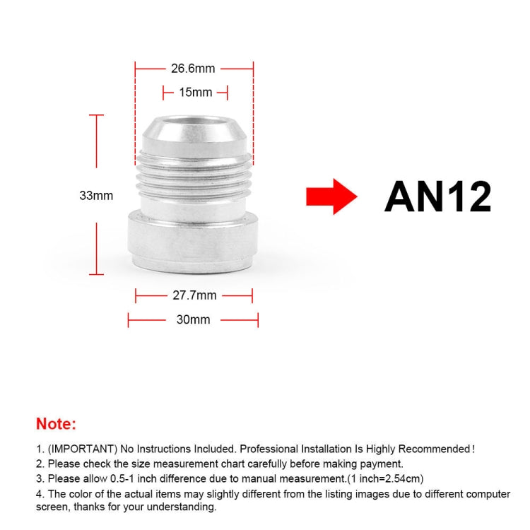 AN12 Car Oil Pipe Joint Breathable Pot Connector - In Car by buy2fix | Online Shopping UK | buy2fix