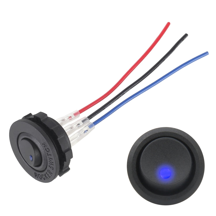 Car / Boat Modified Switch with 11cm Cable (Blue Light) - In Car by buy2fix | Online Shopping UK | buy2fix