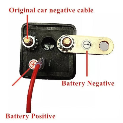 ZL180 12V 120A Car Relay Remote Rireless Battery Isolator with Battery Clip x 2 & Remote Control x 2 -  by buy2fix | Online Shopping UK | buy2fix