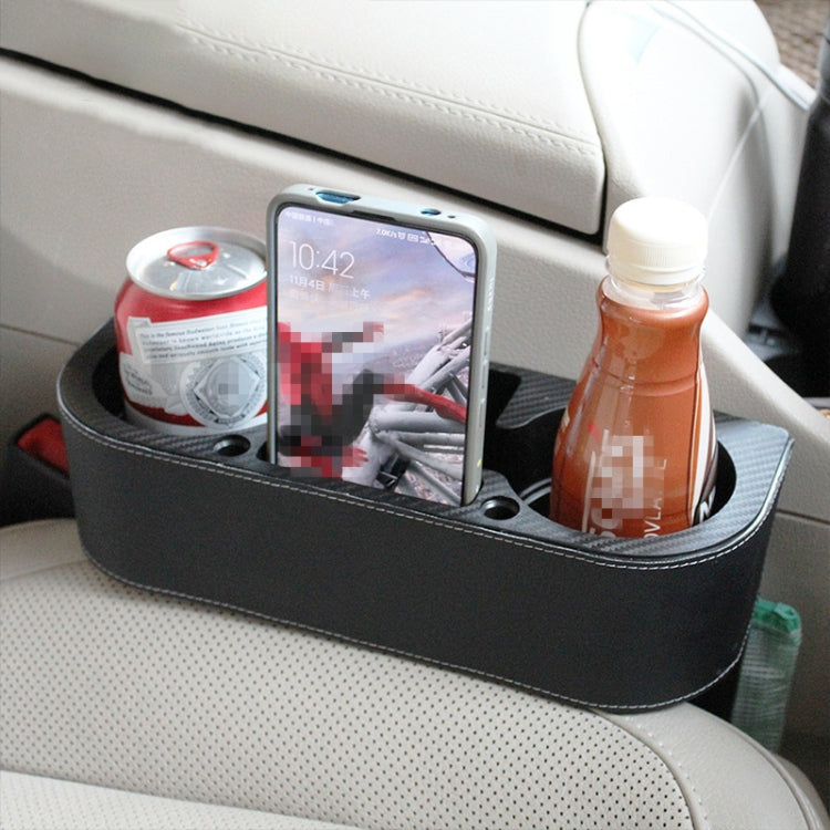 CARFU AC-2299A Car Seat Gap Multi-function Storage Box(Black) - Stowing Tidying by CARFU | Online Shopping UK | buy2fix