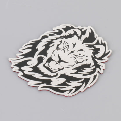 Car Lion Metal Stickers Personalized Aluminum Alloy Decorative Stickers, Size:8 x 7.5cm - 3D Metal Sticker by buy2fix | Online Shopping UK | buy2fix