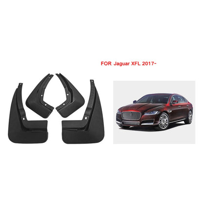 For Jaguar XFL 2016 4pcs/Set Car Auto Soft Plastic Splash Flaps Fender Guard - Mudguards by buy2fix | Online Shopping UK | buy2fix