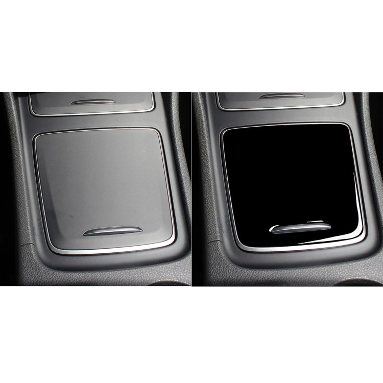 Car Central Storage Box Cover Decorative Sticker For Mercedes-Benz A-class 2013-2018 / CLA 2013-2017 / GLA 2015-2018, Left and Right Drive Universal(Black) - In Car by buy2fix | Online Shopping UK | buy2fix
