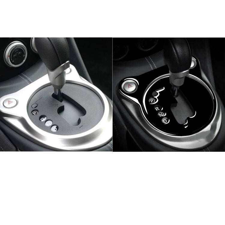 For Nissan 370Z Z34 2009- 2 in 1 Car Automatic Gear Shift Panel Decorative Sticker, Left Drive (Black) - In Car by buy2fix | Online Shopping UK | buy2fix