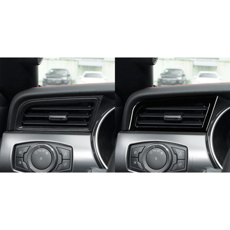 For Ford Mustang 2015-2020 Car Side Air Outlet Decorative Sticker, Left and Right Drive Universal (Black) - In Car by buy2fix | Online Shopping UK | buy2fix