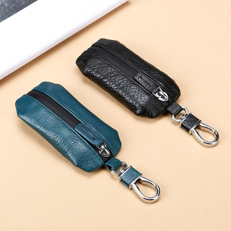 TP-9016 Litchi Texture Waterproof Zipper Car Key Bag (Green) - Car Key Cases by buy2fix | Online Shopping UK | buy2fix