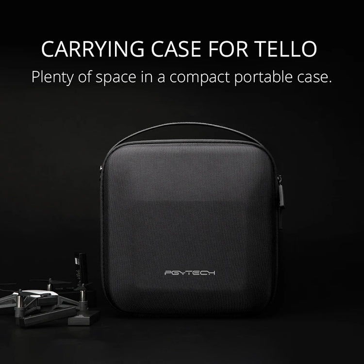 PGYTECH Portable PU Nylon EVA Storage Bag for DJI TELLO(Black) - DJI Tello Series by PGYTECH | Online Shopping UK | buy2fix