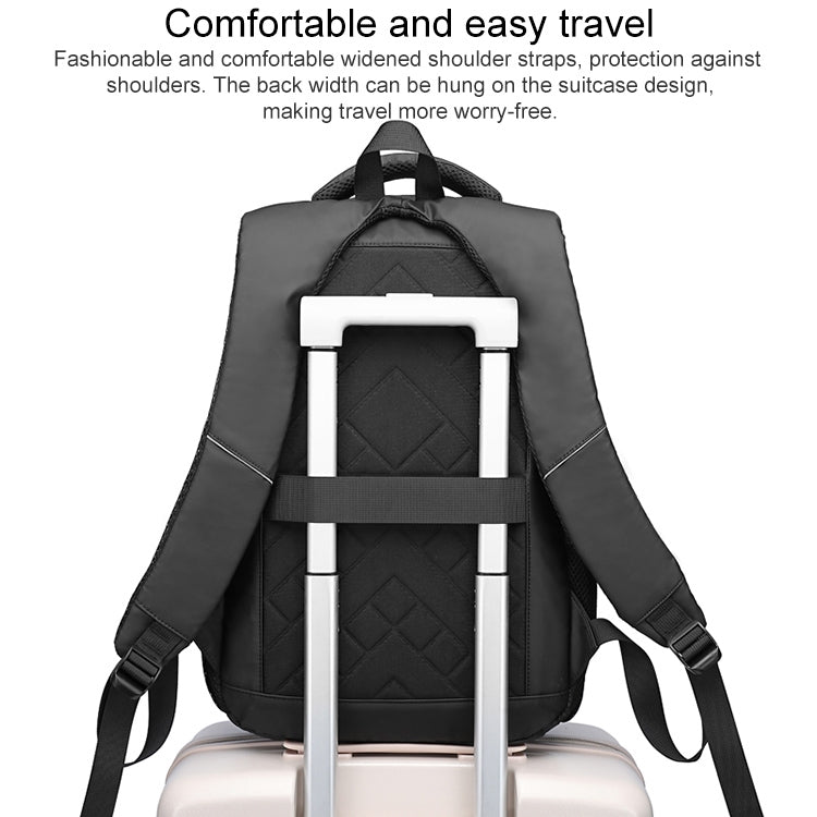 cxs-622 Multifunctional Oxford Laptop Bag Backpack (Black) - Backpack by buy2fix | Online Shopping UK | buy2fix