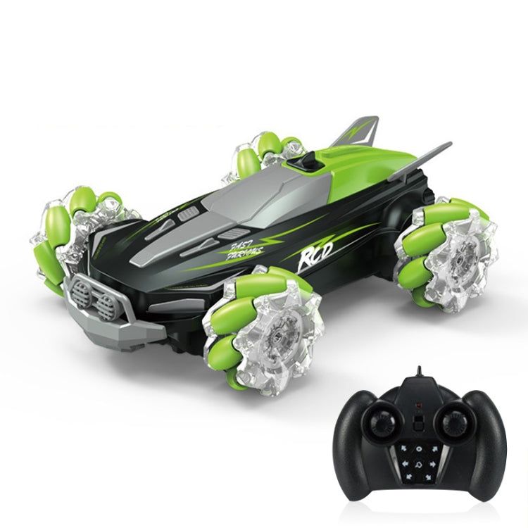 YDJ-D888 4WD 2.4G Remote Control Spray 360 Degree Flip Stunt Drift Car(Green) - RC Cars by buy2fix | Online Shopping UK | buy2fix