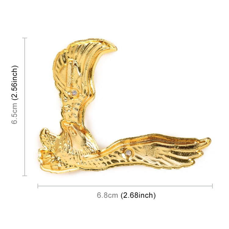 Hawk Pattern Car Metal Body Decorative Sticker (Gold) - Decorative Sticker by buy2fix | Online Shopping UK | buy2fix