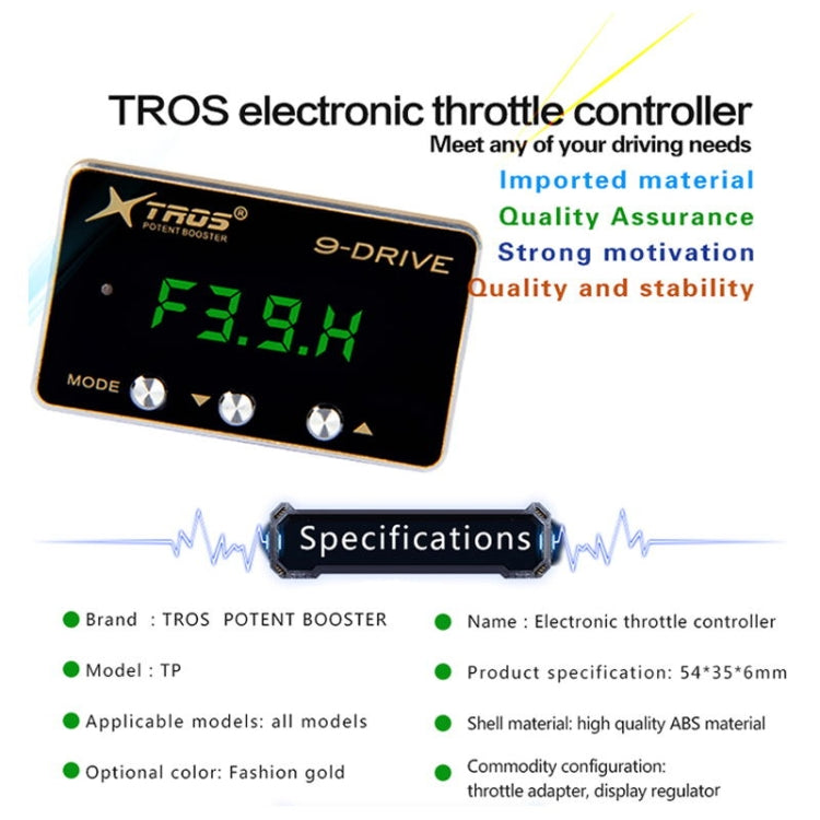 TROS TP 9-Drive Electronic Throttle Controller for Honda CRV 2007-2011 - Car Modification by TROS | Online Shopping UK | buy2fix