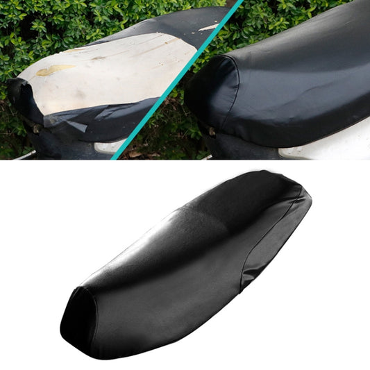 Waterproof Motorcycle Black Leather Seat Cover Prevent Bask In Seat Scooter Cushion Protect, Size: XXL, Length: 66-73cm; Width: 27-38cm - Seat Covers by buy2fix | Online Shopping UK | buy2fix