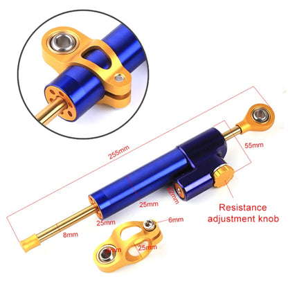 Motorcycle Handlebar Universal Shock Absorber Direction Damper Steering Stabilizer Damper Accessories(Red) - In Car by buy2fix | Online Shopping UK | buy2fix