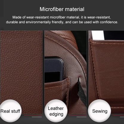 Multifunction Car Seat Pockets Folding Storage Bag (Coffee) - Stowing Tidying by buy2fix | Online Shopping UK | buy2fix