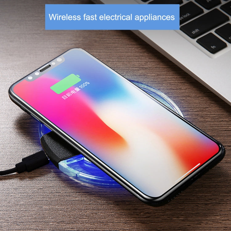 Safety Wireless and Limitless QI-standard Wireless Charger Fast Charging Charger with Micro USB Cable - Mobile Accessories by buy2fix | Online Shopping UK | buy2fix